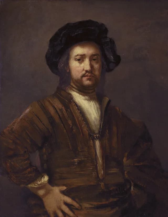 Portrait of a foreign admiral