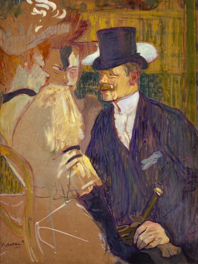 The Englishman (William Tom Warrener, 1861–1934) at the Moulin Rouge