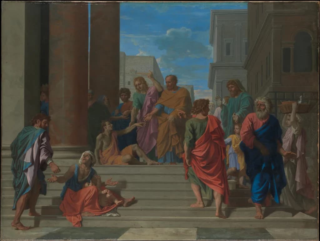 São Pedro e São João curando o coxo