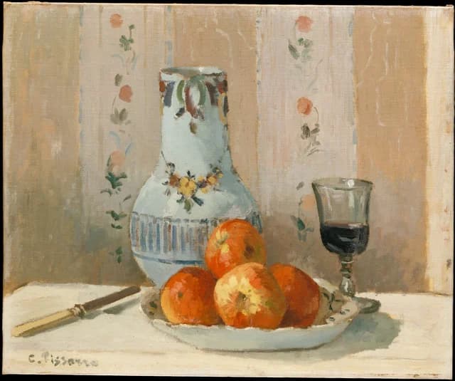 Still Life with Apples and Pitcher