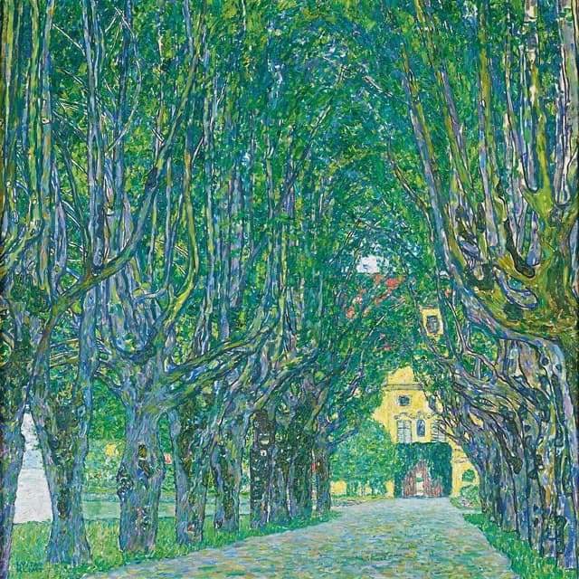 Avenue in the Park of Schloss Kammer