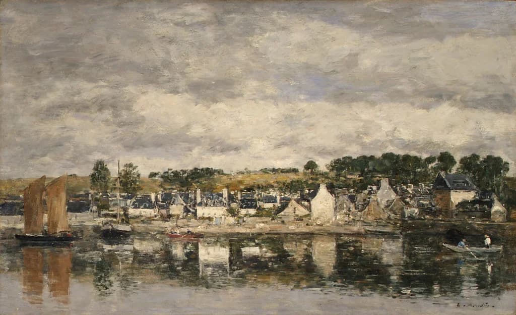 Villaggio lungo un fiume