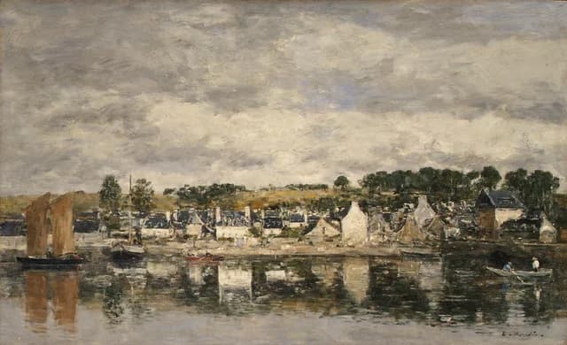 Villaggio lungo un fiume