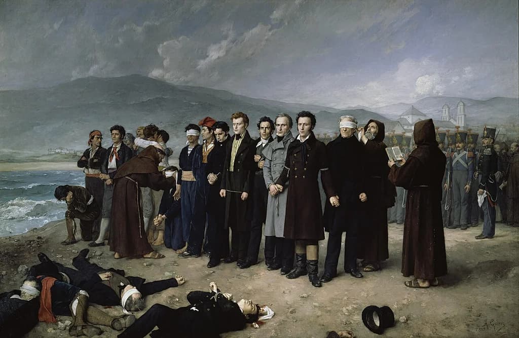 The Execution of Torrijos and his Companions on the Beach at Malaga