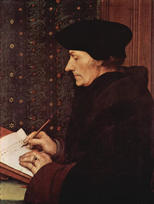 글을 쓰는 에라스무스의 초상(1467–1536)