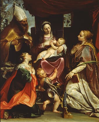 Madonna and Child with Saints