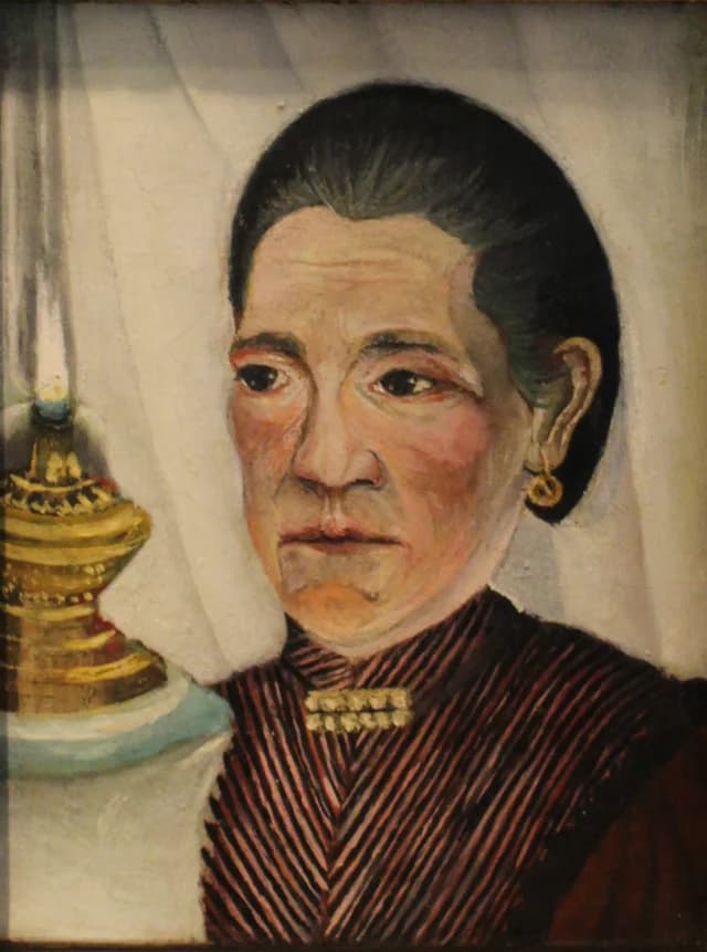 Retrato de la segunda esposa del artista
