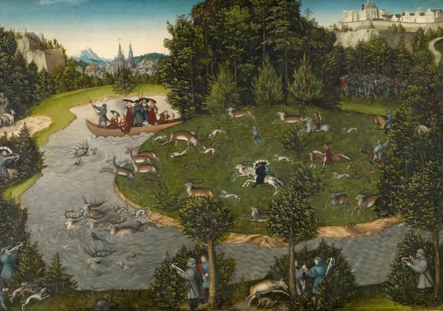 A Stag Hunt with the Elector Friedrich the Wise of Saxony
