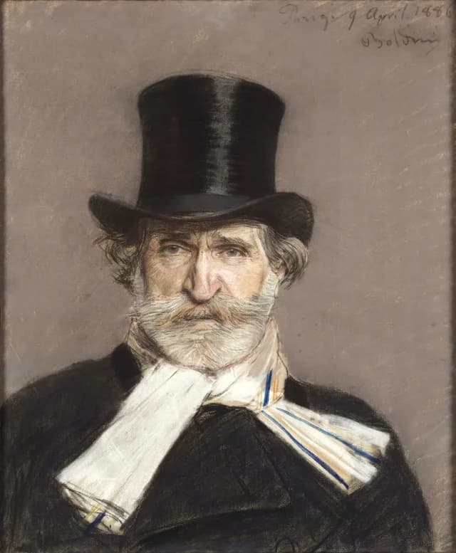 Portrait of Giuseppe Verdi