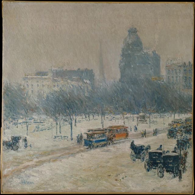 Winter in Union Square