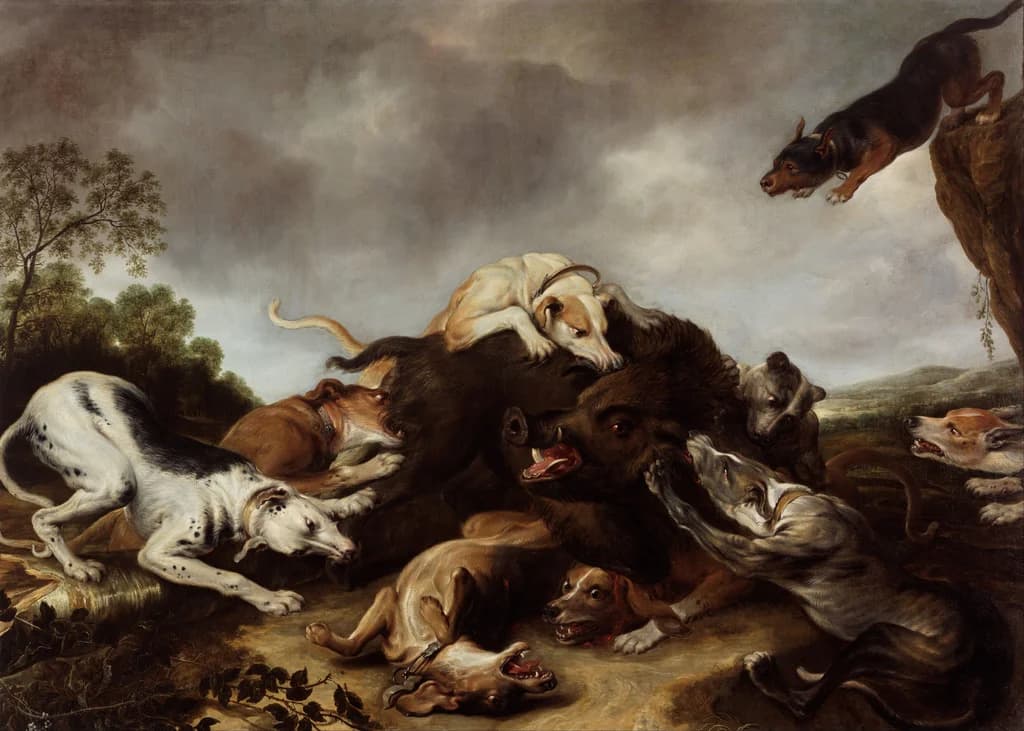 The boar hunt