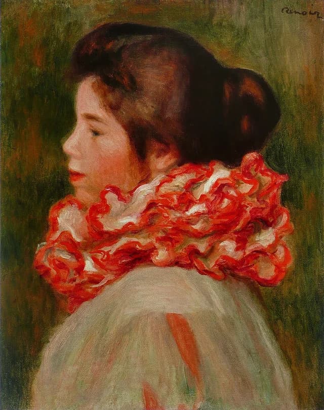 Fanciulla con gorgiera rossa