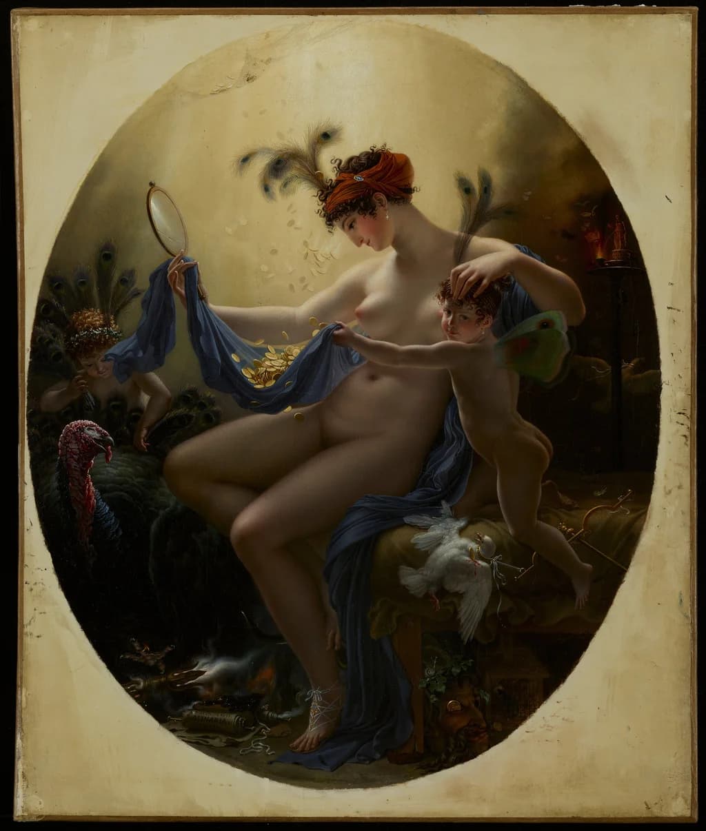 Portrait of Mlle. Lange as Danaë