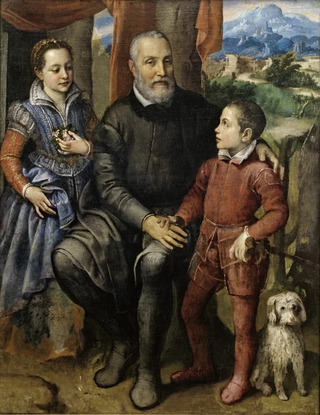 Portrait Group with the Artist’s Father, Brother and Sister