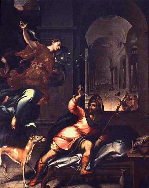 The Appearance of the Angel to Saint Roch