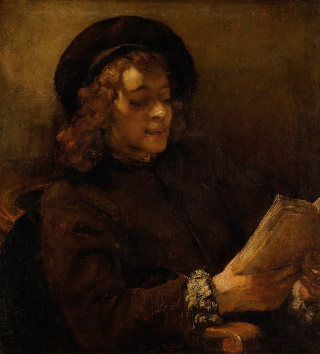 Titus Reading (study in direct and reflected light)