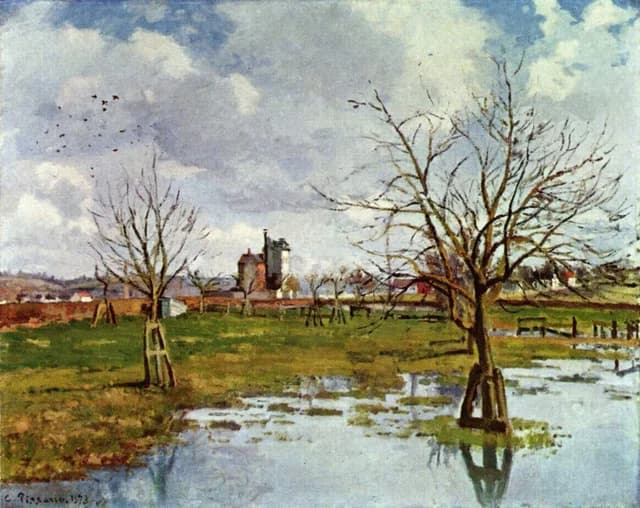Flood at Saint-Ouen-L'Aumône