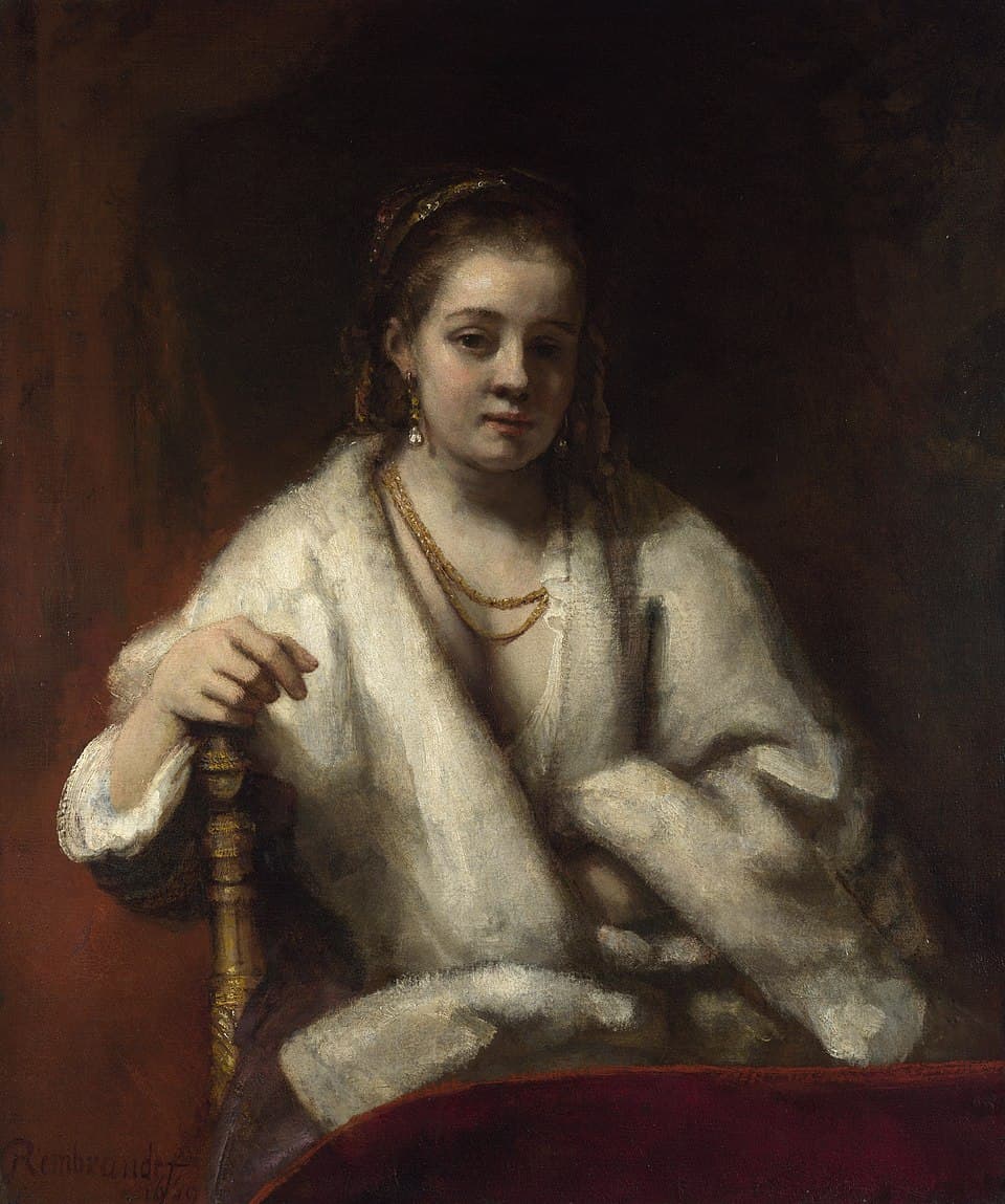 Hendrickje with Fur Wrap