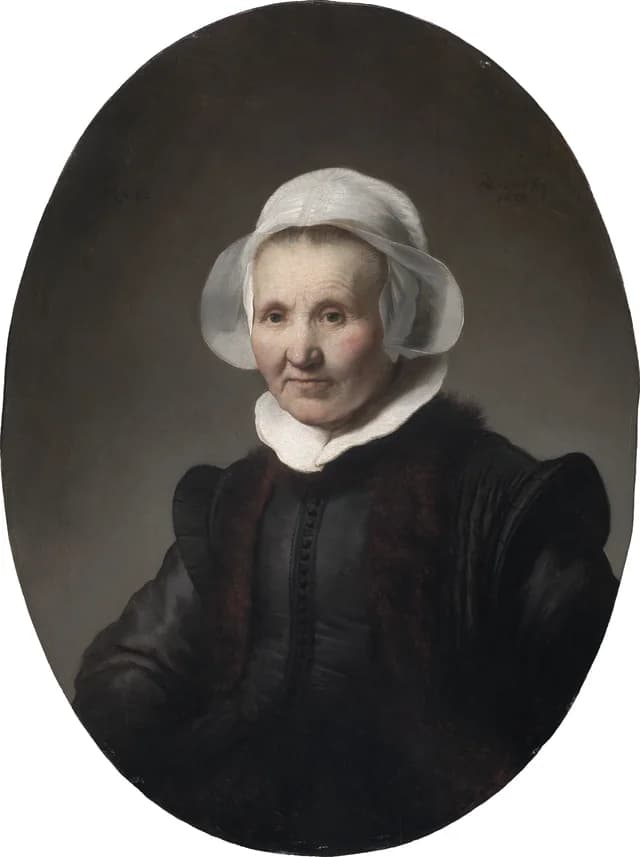 Retrato de una mujer de 62 años, posiblemente Aeltje Pietersdr Uylenburgh