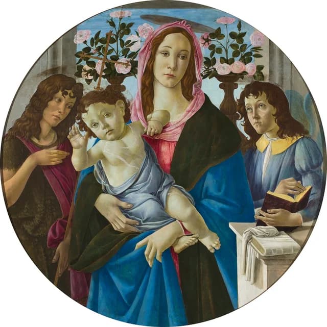 Madonna and Child with St. John the Baptist and an angel