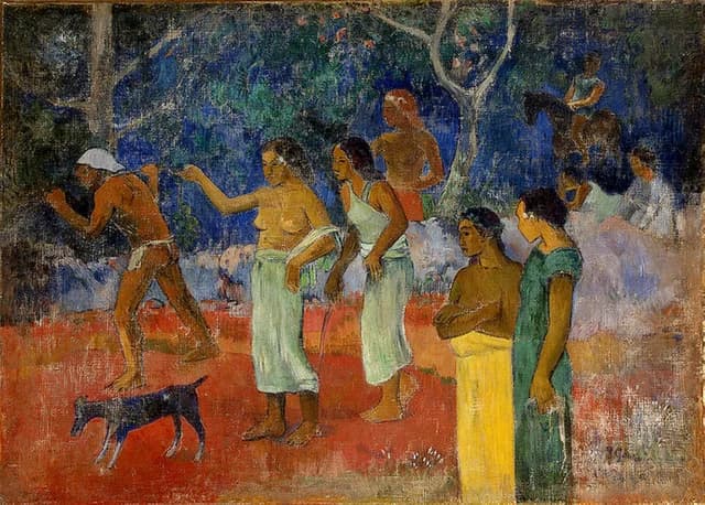 Scene from Tahitian Life