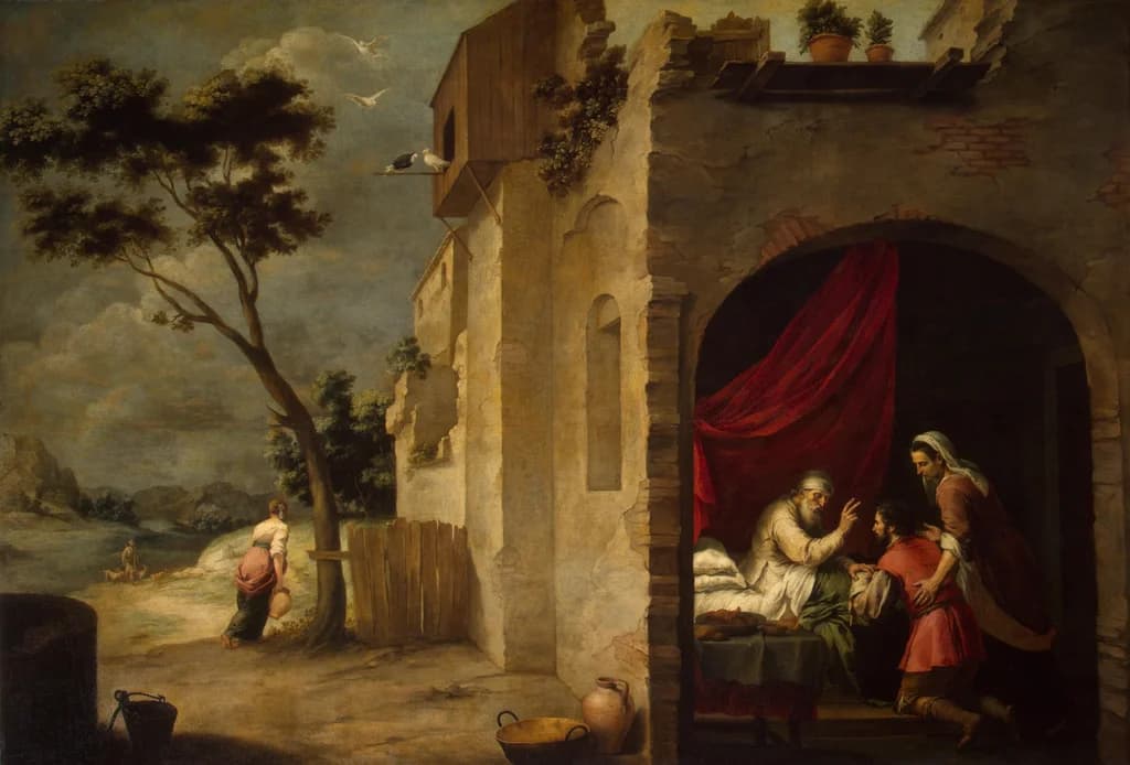 Isaac Blessing Jacob