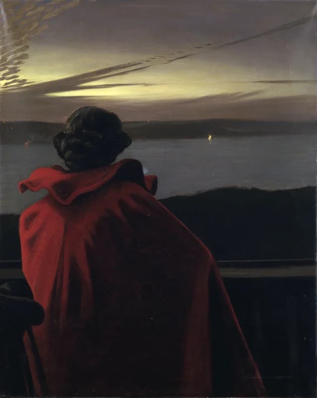 Midsummer Night near Vejle Fjord