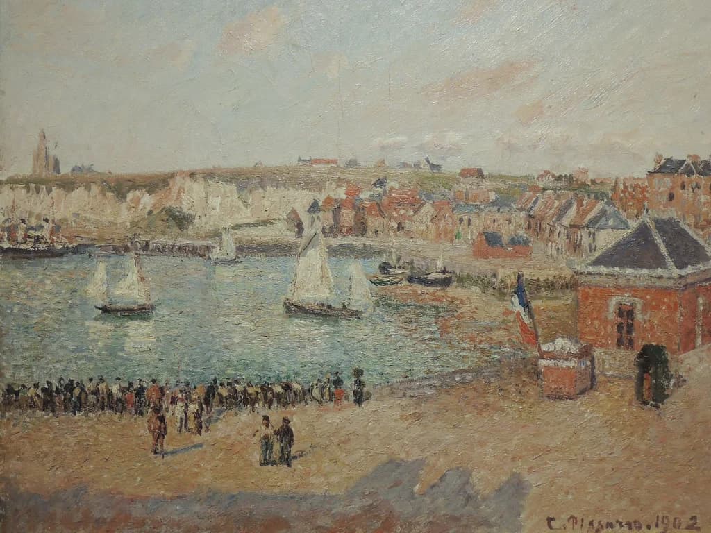 View from the Harbour in Dieppe