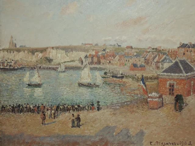 View from the Harbour in Dieppe