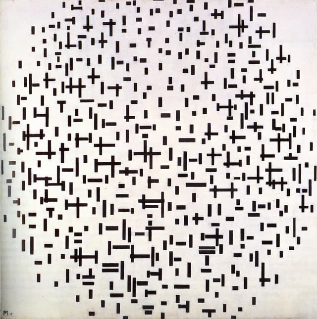Composition in line, second state