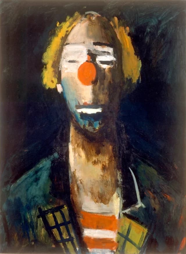 Head of a clown