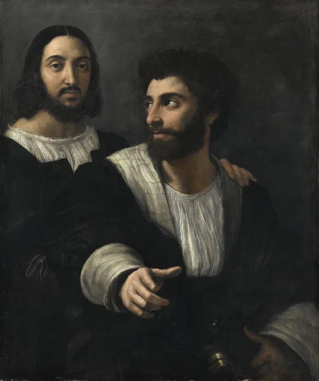 Self-portrait with a friend