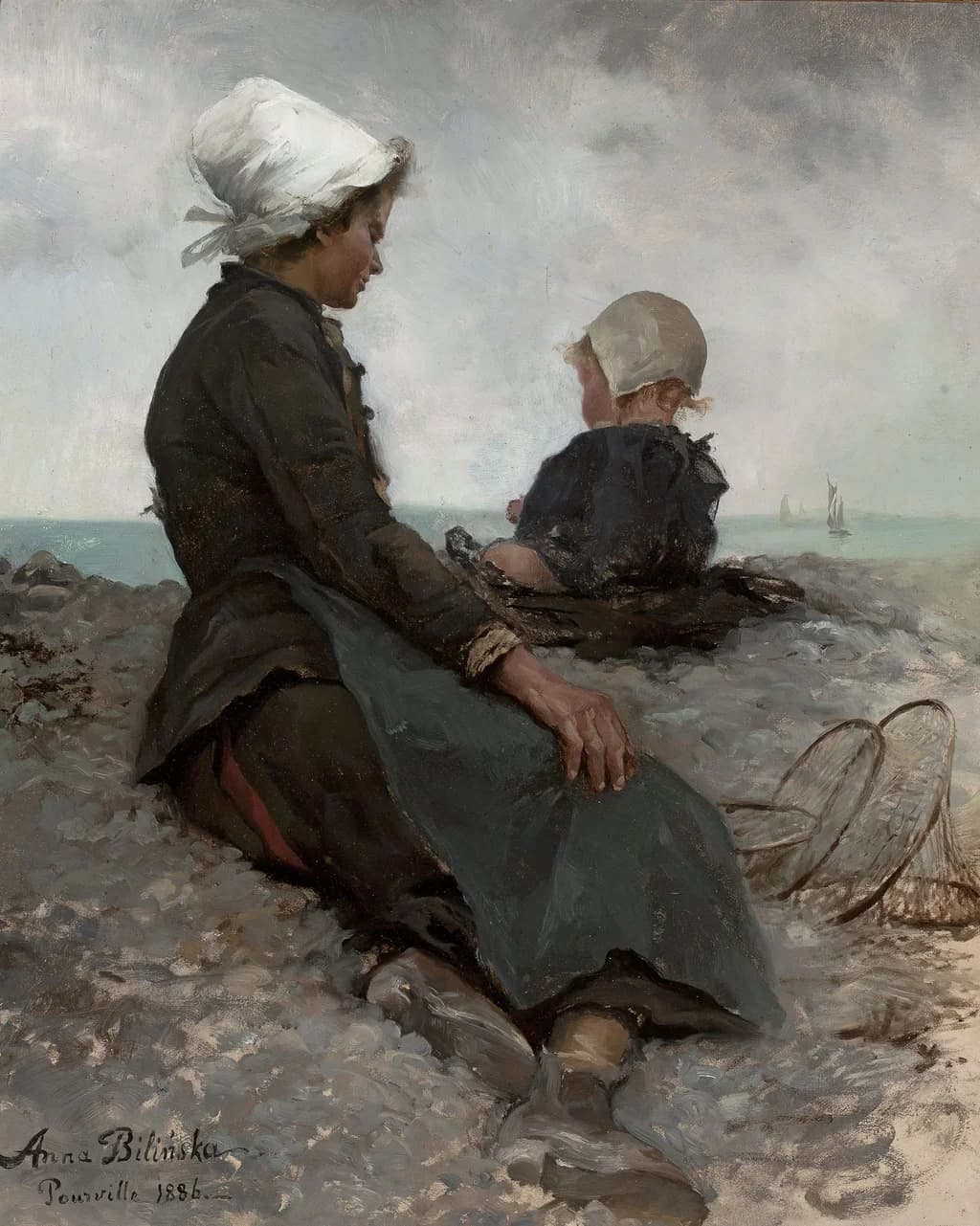 At the seashore