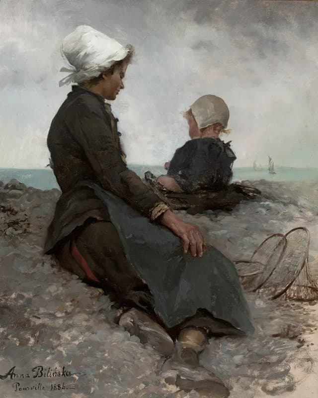 At the seashore
