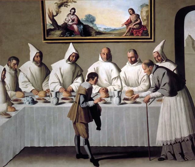 Saint Hugh in the Carthusian Refectory
