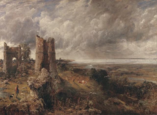 Hadleigh Castle, die Themsemündung: Morgen nach einer stürmischen Nacht