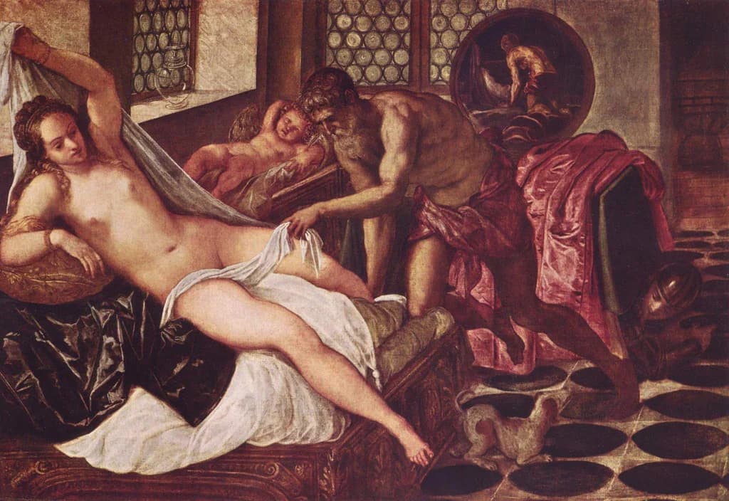 Venus and Mars Surprised by Vulcan