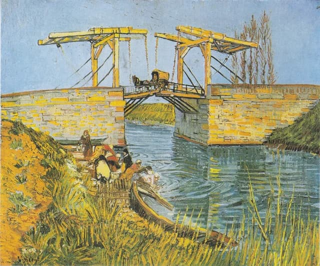 Langlois Bridge at Arles with Women Washing, The