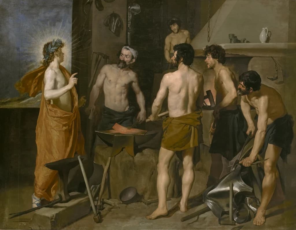 Apollo in the Forge of Vulcan