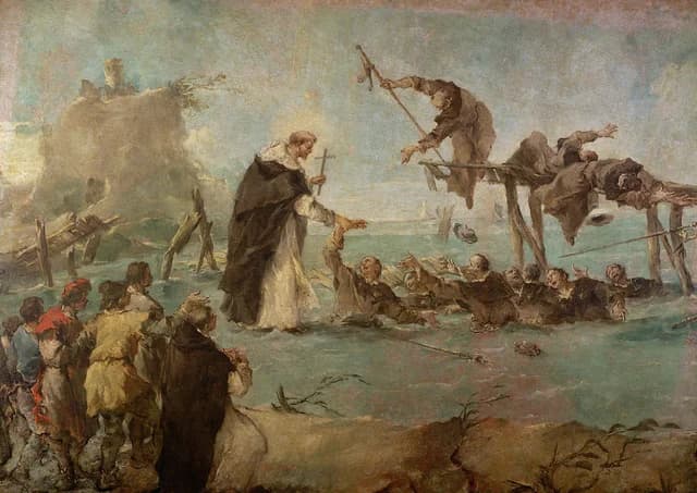 Miracle of a dominican Saint (Gonzalo di Amarante?)