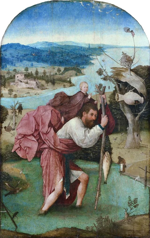 Saint Christopher Carrying the Christ Child