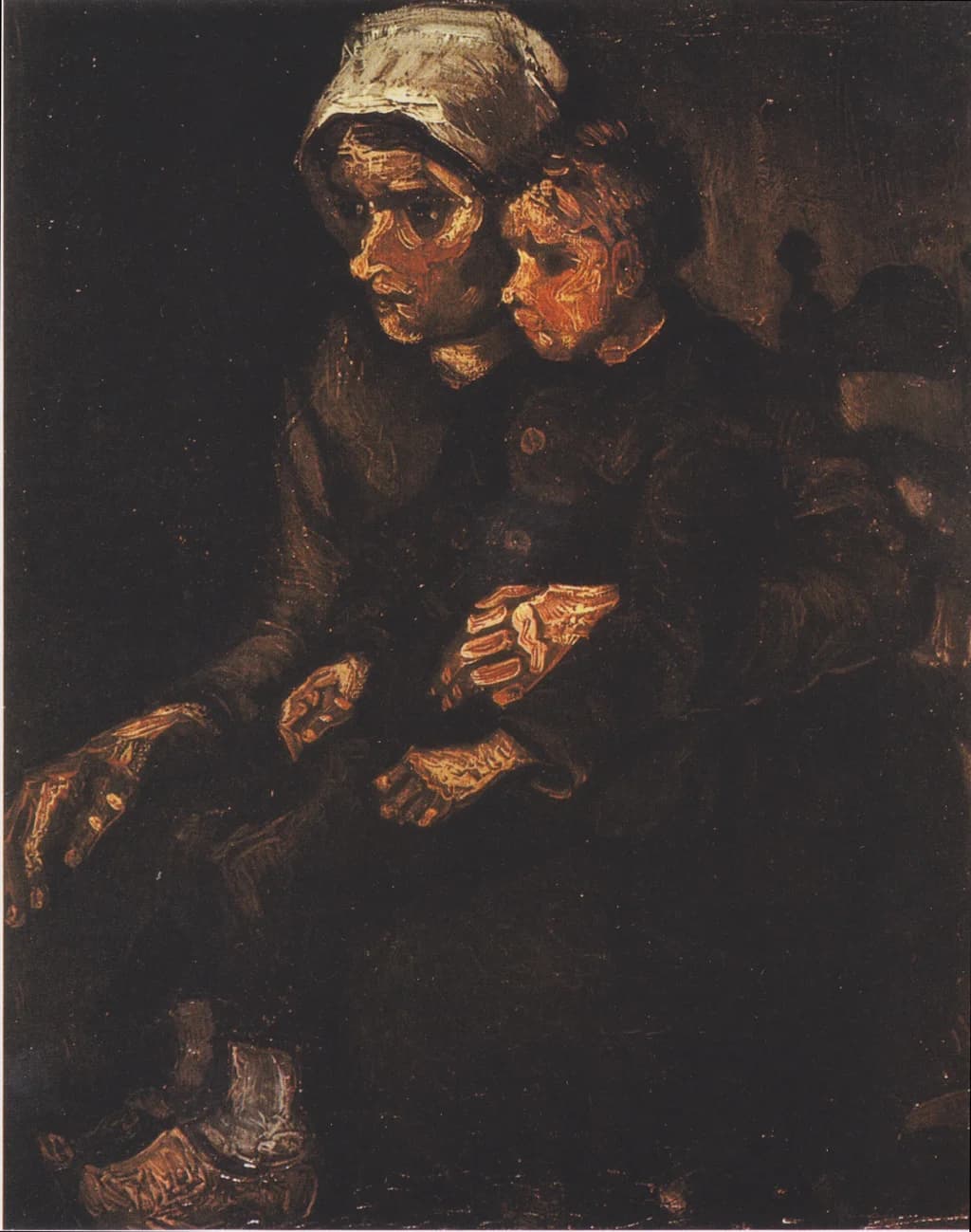 Peasant Woman with Child on Her Lap