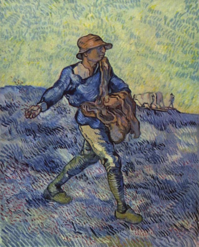 El sembrador (según Millet)
