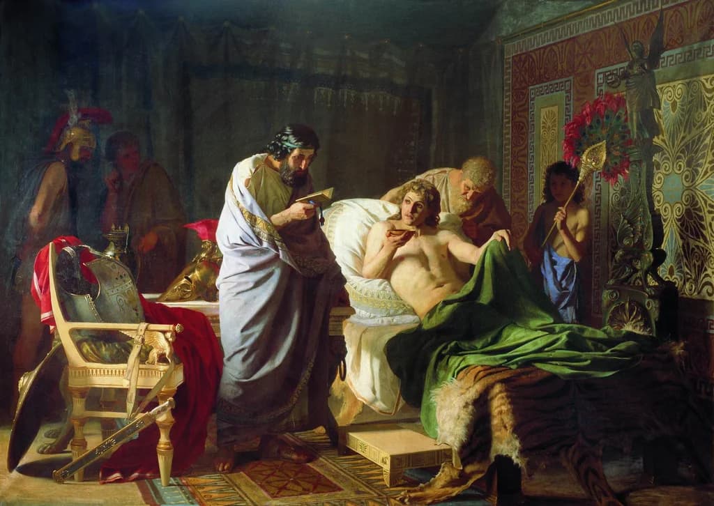 Alexander the Great trust to physician Phillip