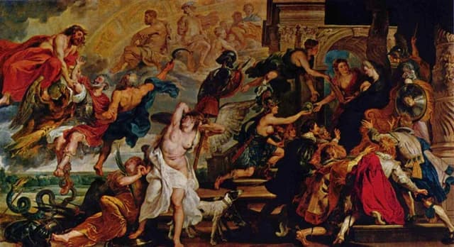 L'apoteosi di Enrico IV e la proclamazione della reggenza di Maria de' Medici