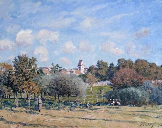 The Bell Tower at Noisy-le-Roi, Autumn