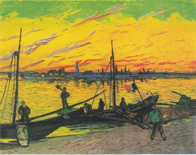Péniches de charbon