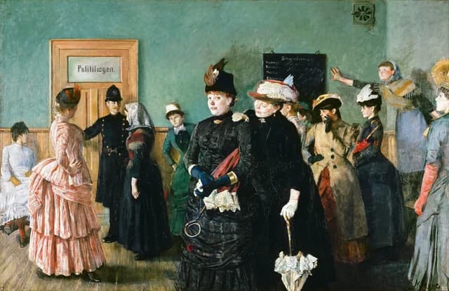 Albertine in the Police Doctor's Waiting Room