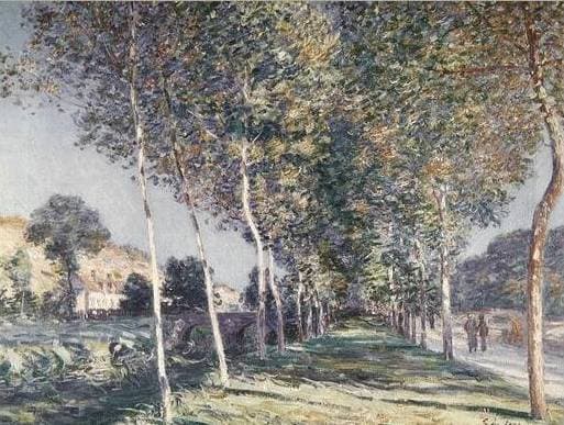 Avenue of Poplars near Moret-sur-Loing