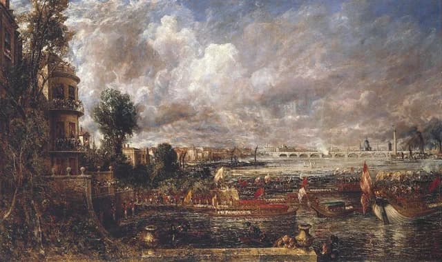 A Inauguração da Ponte de Waterloo ("Escadaria de Whitehall, 18 de junho de 1817")
